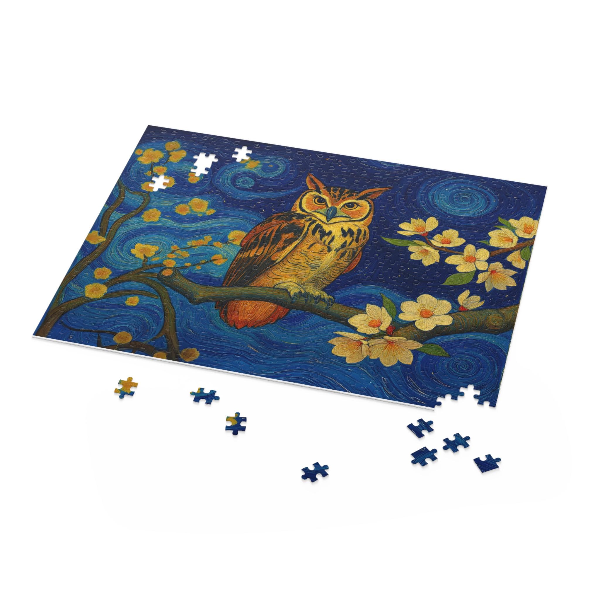 Van Gogh Owl Jigsaw Puzzle: Athena, Greek Mythology Art