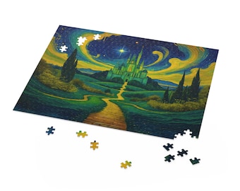 Van Gogh Wizard of Oz Puzzle: Emerald City Jigsaw Art