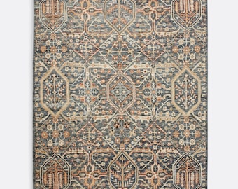 Price Blue Hand Knotted Woolen Area Rug 3x5 4x6 5x8 6x9 8x10 9x12
