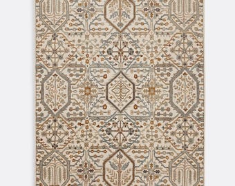 Price Cream Hand Knotted Woolen Area Rug 3x5 4x6 5x8 6x9 8x10 9x12