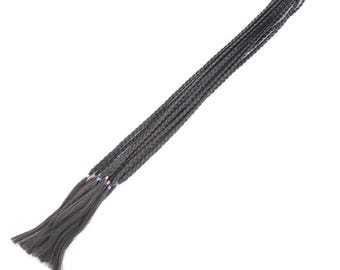 Synthetic Braided Hair Clip-in or Elastic Wrap Braid, Cosplay Boho Style
