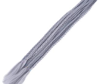 Synthetic Braided Hair Clip-in or Elastic Wrap Braid, Cosplay Boho Style