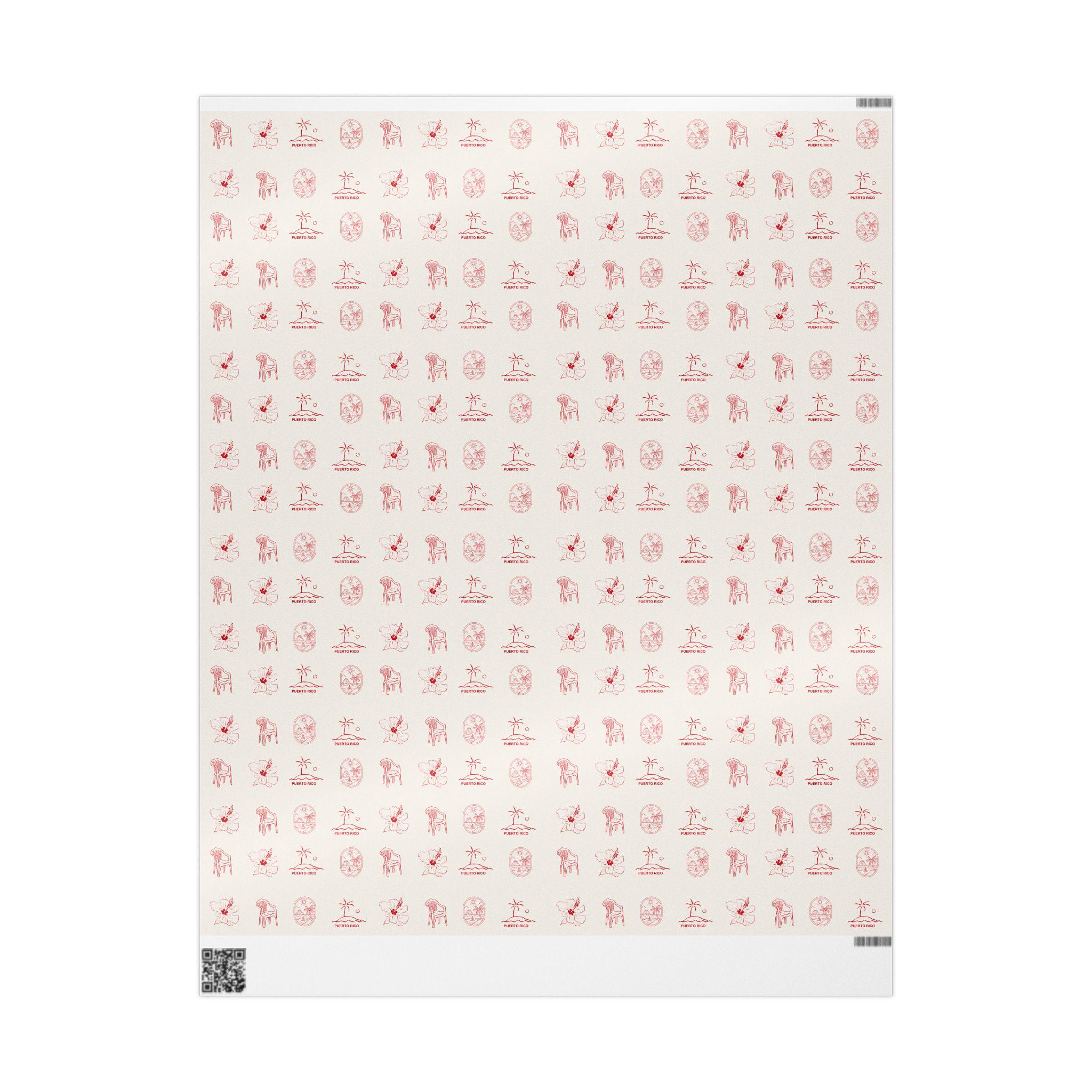 Puerto Rico Wrapping Paper: Aesthetic Puerto Rican Gift Wrap, Neutral ...
