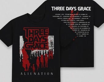 Three Days Grace T-shirt, Men's and Women's Sizes (TDG-35001