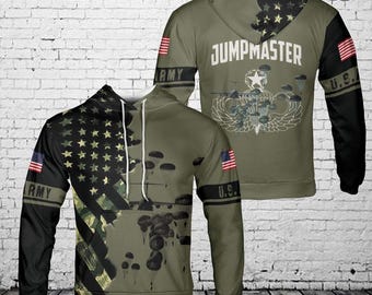 Jumpmaster 3D Hoodie - Jerrsey - Jacket optional color - 3D All Over Prints Clothing