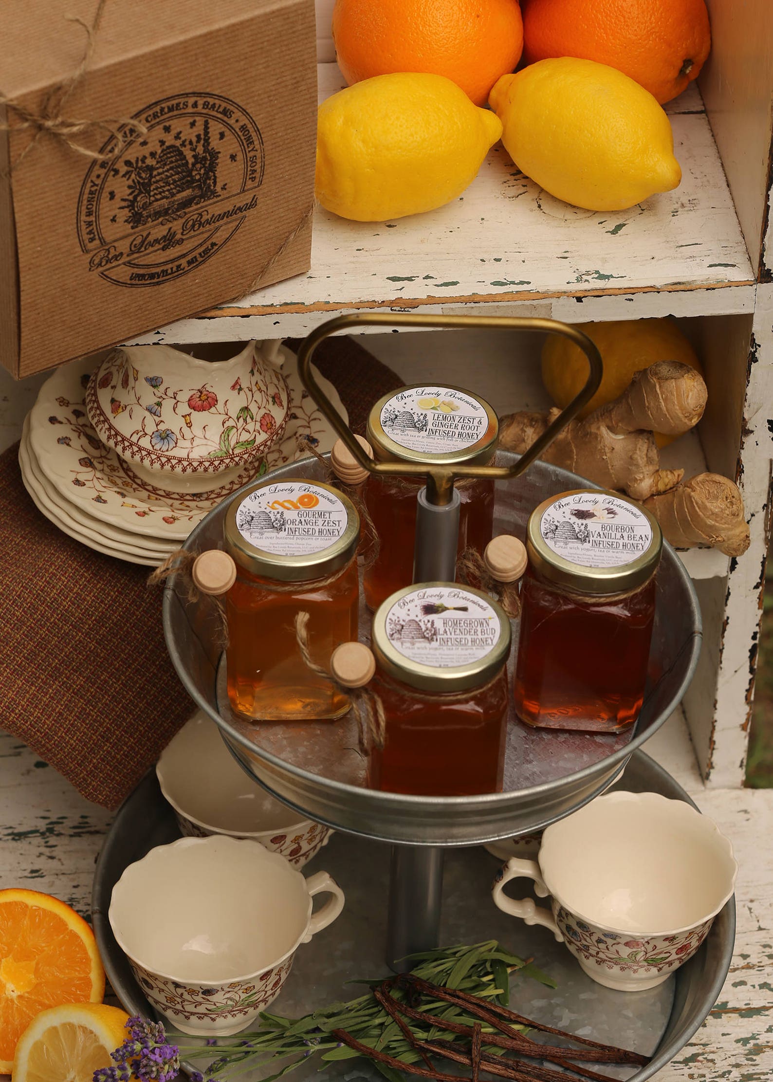 Infused Honey Gift Set Tea Party Honey Set Foodie gift Etsy