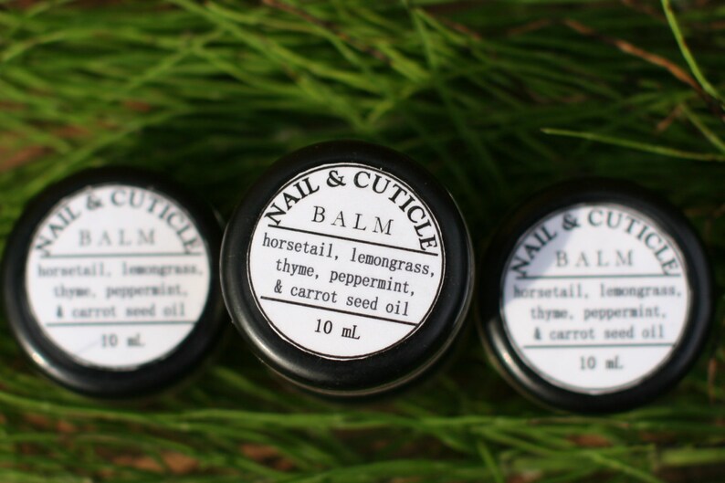 Beeswax Cuticle Balm Cuticle Oil Horsetail Infused Cuticle Etsy