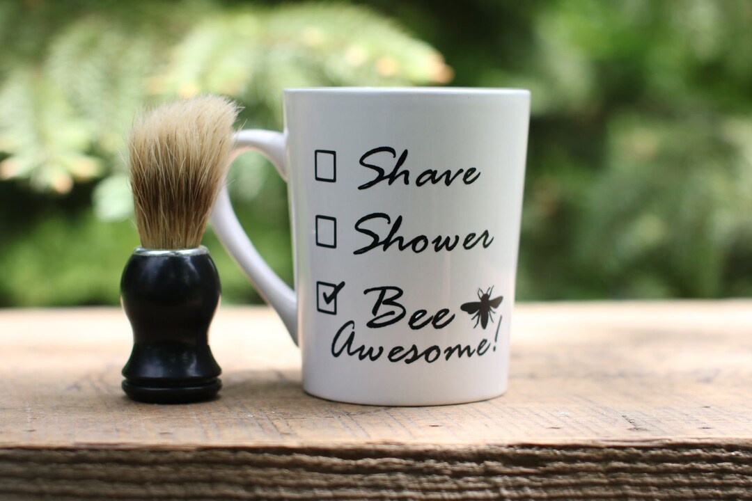 Shave Mug Shave Soap Mug and Brush Shaving Mug With Etsy