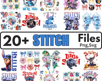 20+ stitch files, stitch svg, stitch bundle, stitch png, stitch clipart, lilo and stitch svg, cricut svg, silhouette svg, stitch layered