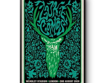Luke Combs Aug 2 2026 London UK Poster