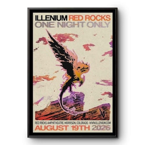 Illenium Morrison Red Rocks Amphitheatre Aug 19 2026 Poster