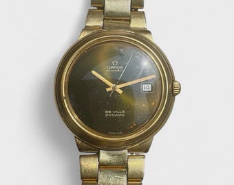 Vintage Omega De Ville Dynamic Automatic Watch, Gold Plated, 1970s