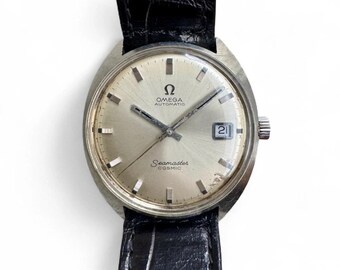 Vintage Omega Seamaster Cosmic 566018 Champagne Automatic Date