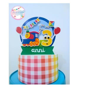 Party kit tema Bob il treno compleanno bambino