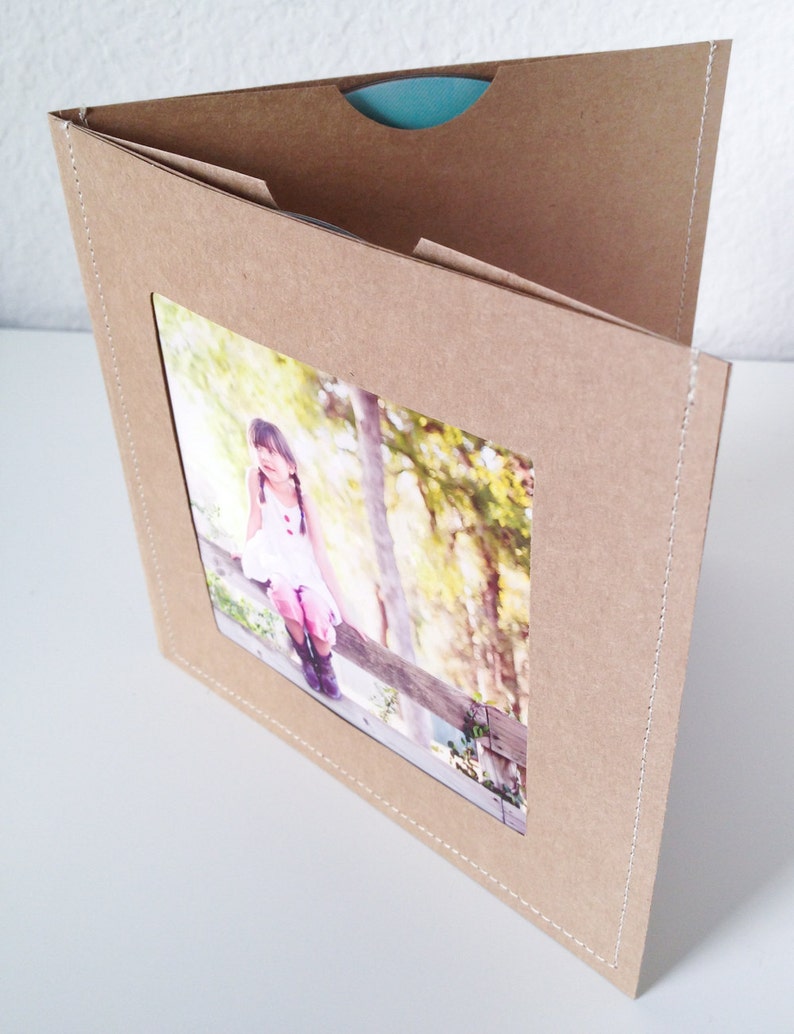 DVD Cases / Sleeves 10 Brown Sleeves with 2 dvd slots and a Etsy