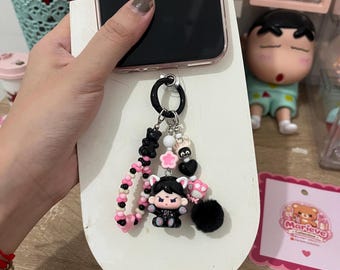Handmade Kawaii Charm Keychain, Bag Accessory, Phone Strap, Personalized gift AMLLS Lucky Meow Series