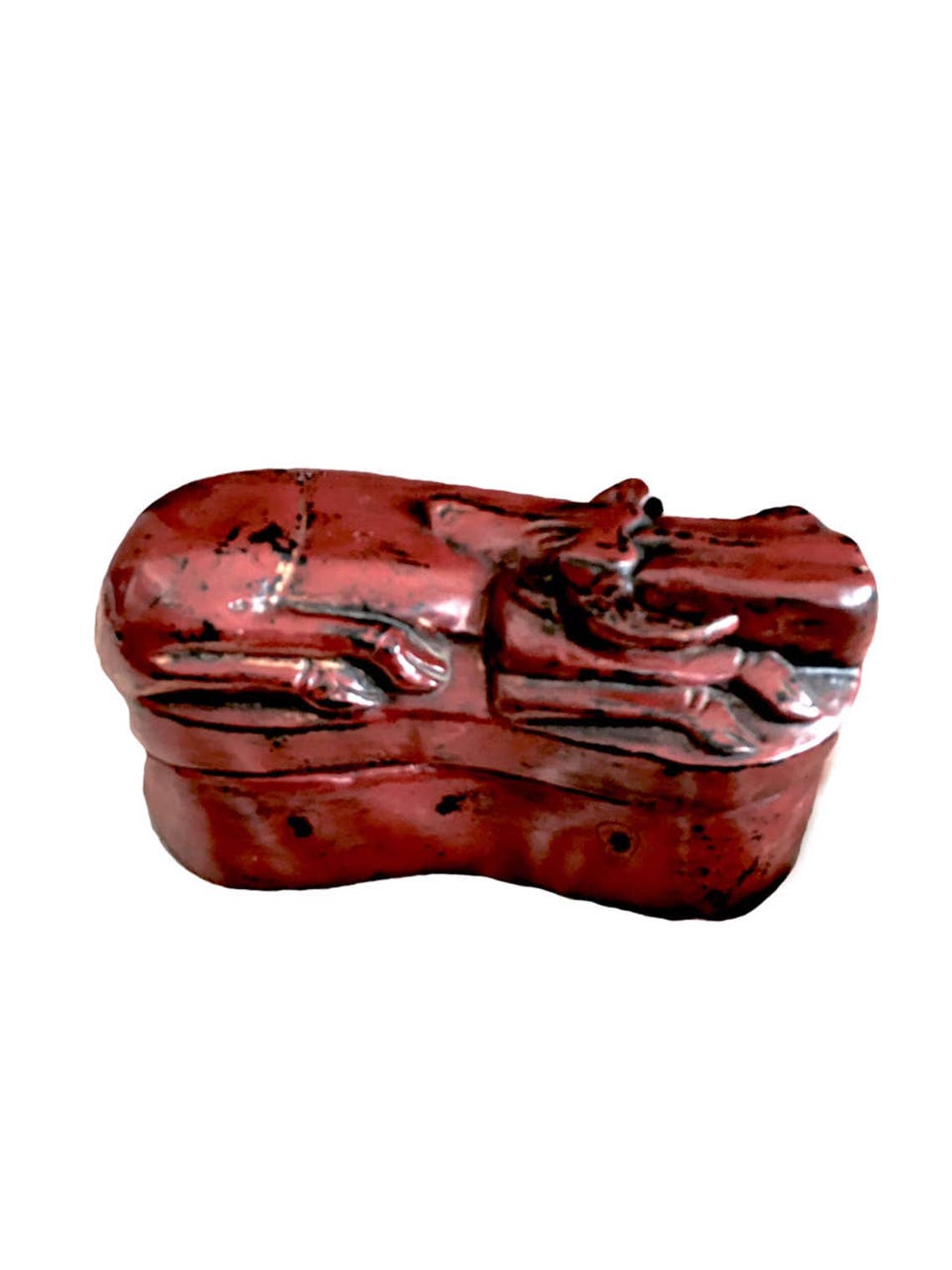 Chinese Carved Water Buffalo Box Late 1890's 1900 Etsy