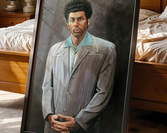 The Kramer Portrait Painting – Cosmo Kramer TV Art (Digital Download)