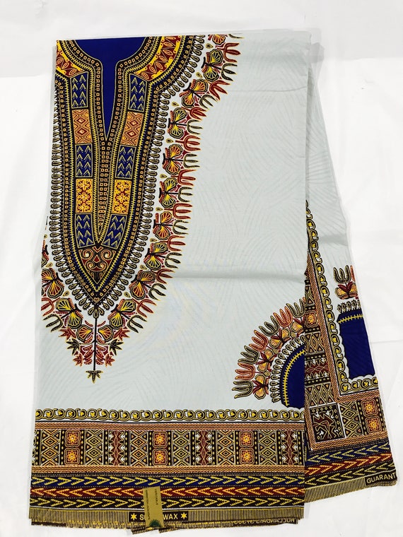 Dashiki Gray Fabric /Dashiki African Prints/Dashiki Etsy