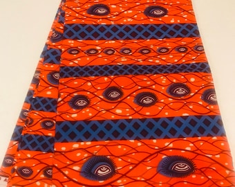 African Fabric Breathable Cotton/Masks/Clothing/Crafts/Ankara/ African Fabric Sold In 6 yards