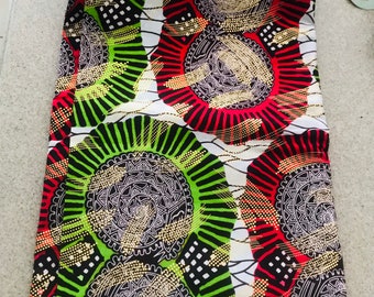 African Glitter Fabric, Aftican Clothing, fabric, Face Mask, Masks, crafts,sold per yard