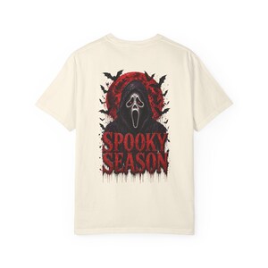 スプーキーシーズン ハロウィンシャツ、怖い幽霊グラフィックTシャツ、ホラーハロウィンギフト 画像 2