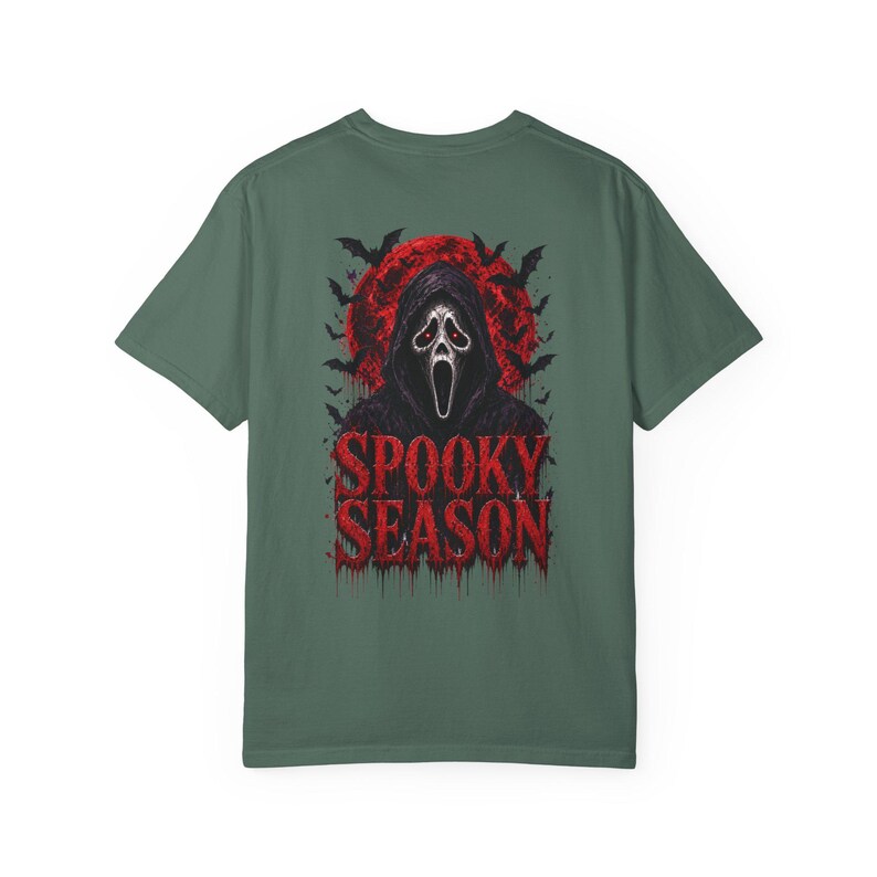 スプーキーシーズン ハロウィンシャツ、怖い幽霊グラフィックTシャツ、ホラーハロウィンギフト 画像 8
