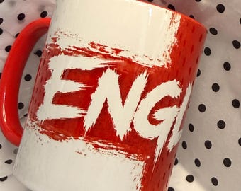 England St George Cross Mug | World Cup Football Fan Gift
