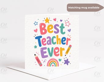 Teacher Thankyou Card