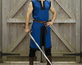Medieval Tabard : knight Surcoat , Ren faire Tunic