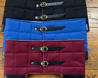Mittelalterlicher Gürtel (C-Belt) – Extrabreites Baumwollfundament für Ren Faire & Cosplay