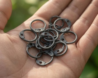 Chainmail Ring , 9 mm Mild Steel  : 18 Gauge, Round Rings