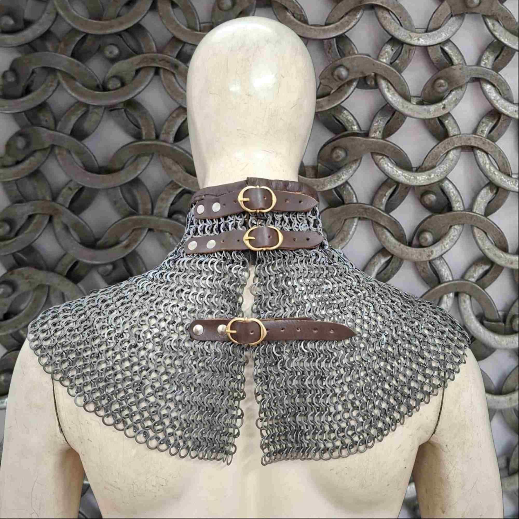 Chainmail Collar : Mild Steel Gorget, Bishop's Mantle - Etsy