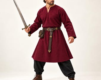 Viking Tunic made with Authentic Cotton Febric