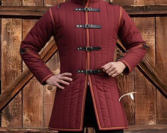 Wine Cotton Gambeson – LARP e costume rinascimentale
