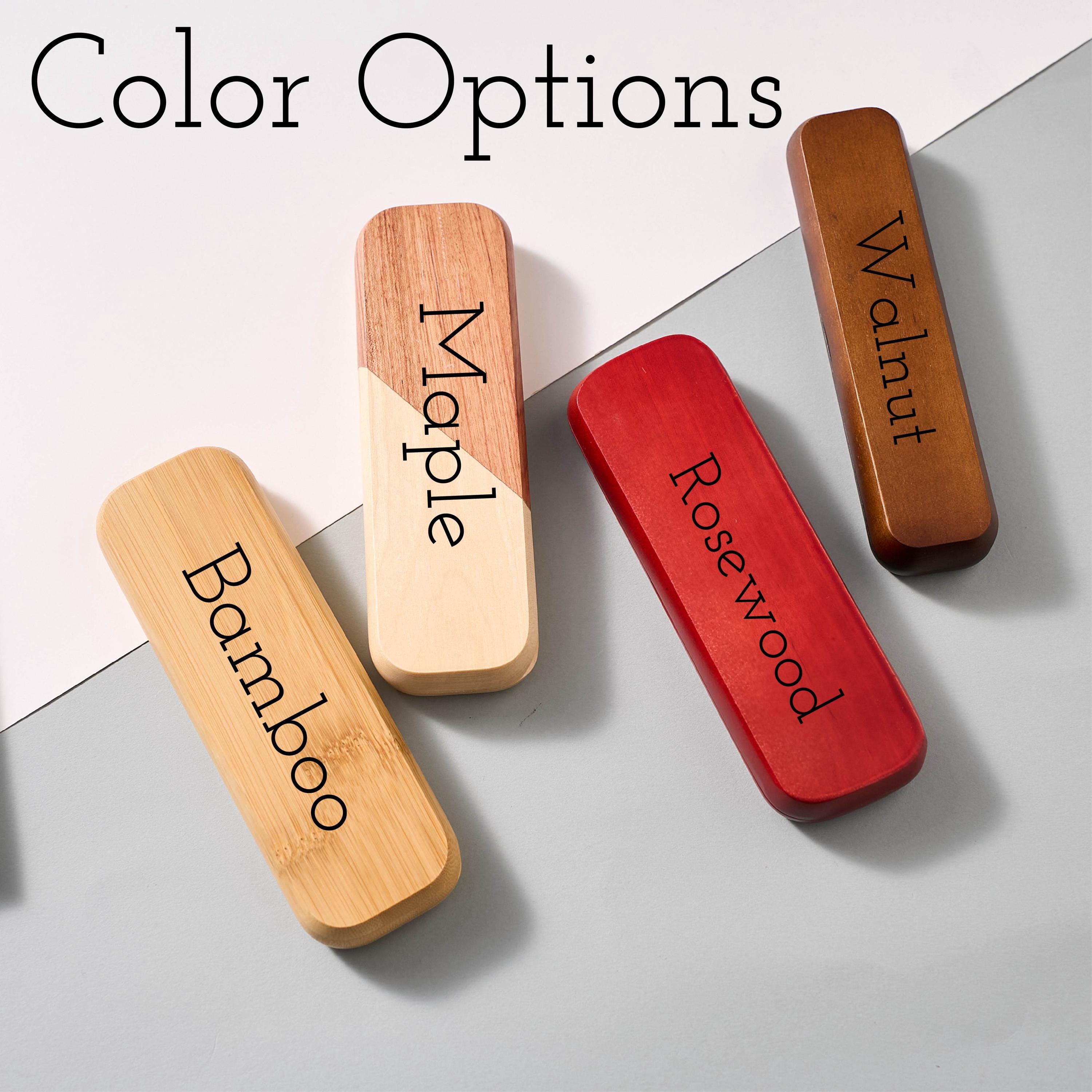 Personalized Wood Pen Set, Custom Engraved Wooden Ballpoint Pen Box ...