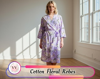 Bruid Rayon Gewaad Bruiloft Gewaad Bruidsmeisje Cadeau Lichtgewicht Zomer Kimono Gewaad Bloemenprint Rayon Gewaad voor Vrouwen Bruiloft Geschenken