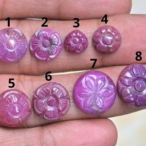 Natural Ruby Hand Carved Mix Shape Gemstone High Quality For Jewelry Making Item Code A313