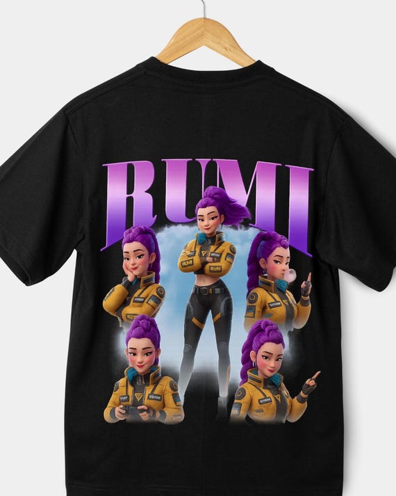 Rumi Kpop Png: 3D Anime Girl Graphic Sublimation File (Digital Download)