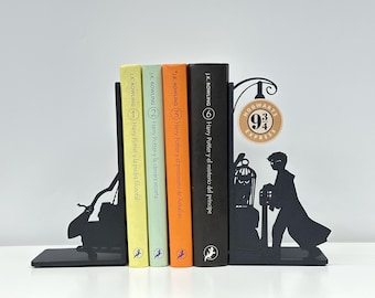 Fermalibri magico / Binario del treno magico / Decorazione murale stampata in 3D