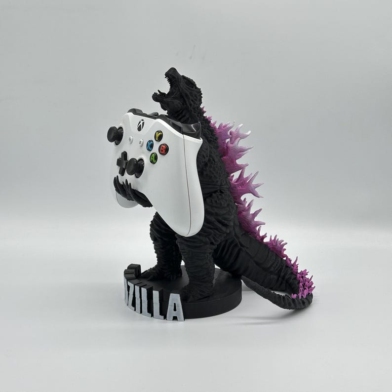 Godzilla Controller Stand | Customize Your Name | PS5, Xbox, Switch ...