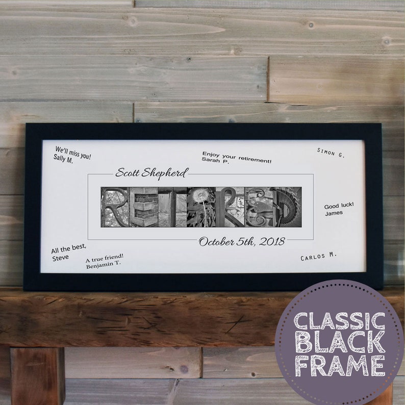 Personalized Retirement Gifts Gift for Coworker Retirement Etsy