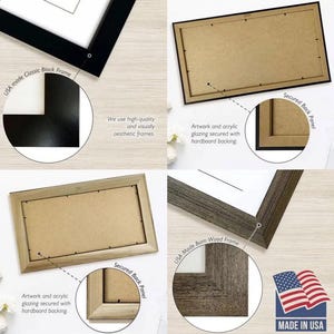 Personalized LAST NAME SIGN, Framed Alphabet Photography Wall Decor afbeelding 6