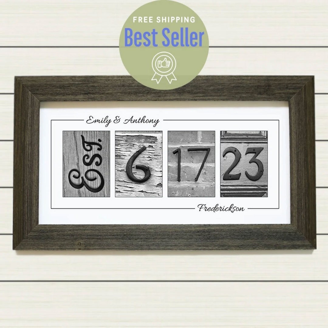 WEDDING DATE GIFT - Wedding Gift Idea, Gift for the Couple, Wedding ...