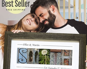 Unique Christmas Gift for Couples | Personalized Gifts | Gift for Parents | Last Name Wall Decor | Custom Name Sign | Gift for Sister