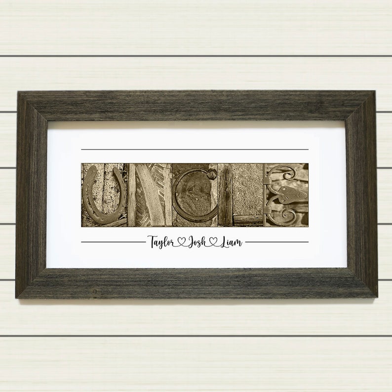 Personalized Christmas Gift for Uncle, Custom UNCLE Sign, Unframed Print for Uncle, Uncle Gift Idea, Uncle Gift from Nephews and Nieces Sepia Tone Print