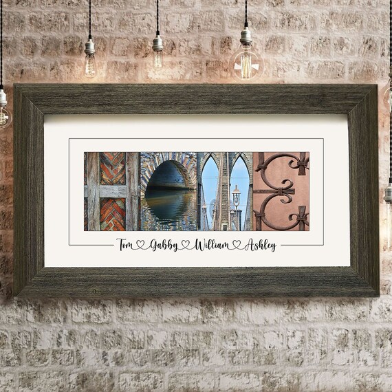 Personalized Home Name Sign | Custom Family Wall Print | Unique Housewarming Gift