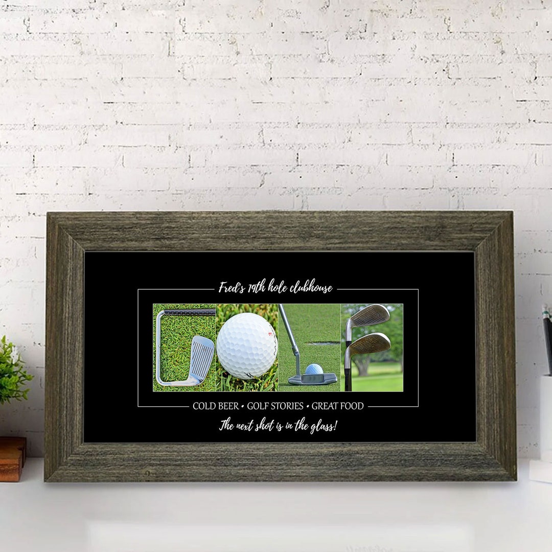 Golf Gift for Men | Golf Themed Wall Art | Christmas Golf Gift for ...