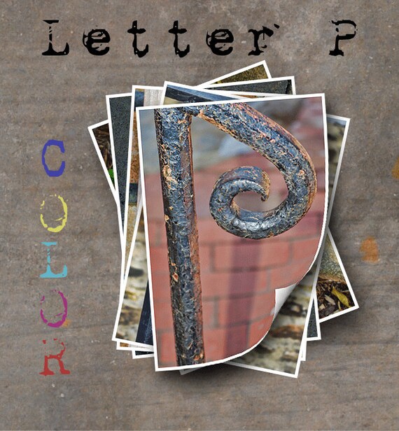 LETTER P Alphabet Photography LETTERS Color Alphabet Photos | Etsy
