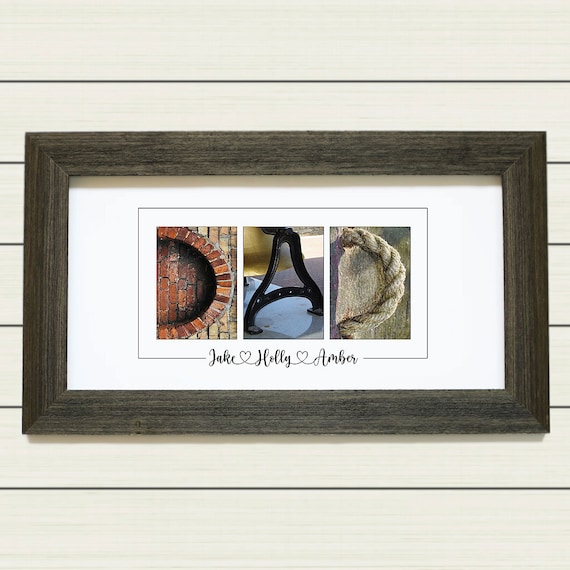 Custom Photo Letter DAD Print | Personalized Alphabet Photo Wall Art